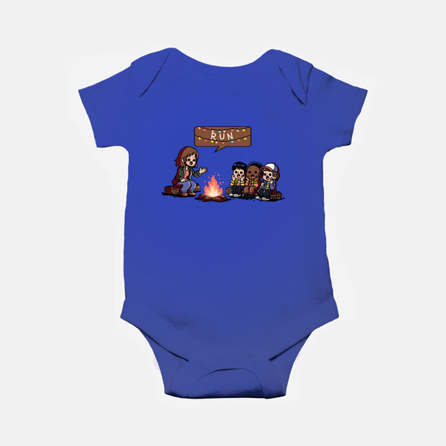 Scary Lights-Baby-Basic-Onesie-fanfabio