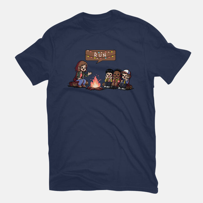 Scary Lights-Unisex-Basic-Tee-fanfabio