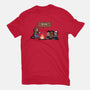 Scary Lights-Unisex-Basic-Tee-fanfabio