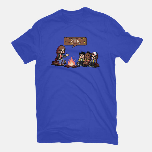 Scary Lights-Womens-Basic-Tee-fanfabio