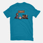 Scary Lights-Womens-Basic-Tee-fanfabio