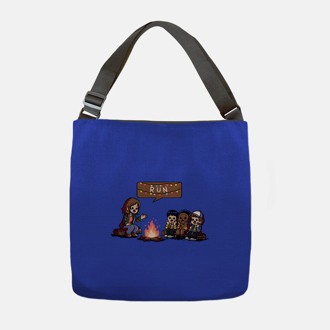Scary Lights-None-Adjustable Tote-Bag-fanfabio