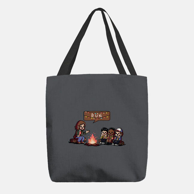 Scary Lights-None-Basic Tote-Bag-fanfabio