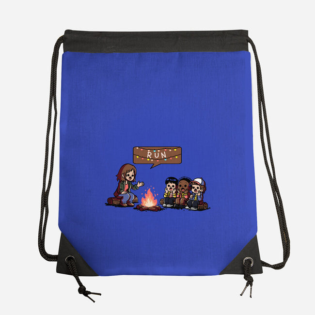 Scary Lights-None-Drawstring-Bag-fanfabio