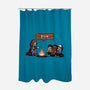 Scary Lights-None-Polyester-Shower Curtain-fanfabio
