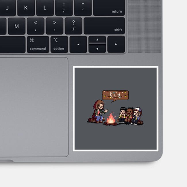 Scary Lights-None-Glossy-Sticker-fanfabio