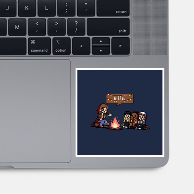 Scary Lights-None-Glossy-Sticker-fanfabio