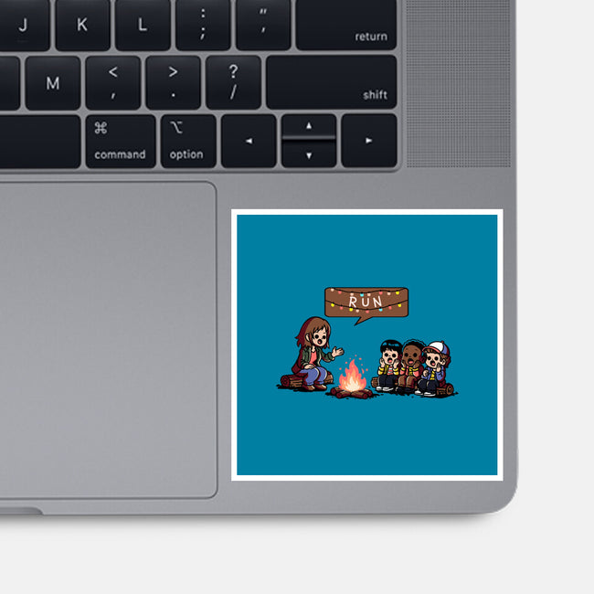 Scary Lights-None-Glossy-Sticker-fanfabio