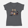 A Horror Story-Womens-V-Neck-Tee-fanfabio