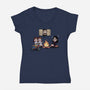 A Horror Story-Womens-V-Neck-Tee-fanfabio