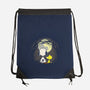 Snoopy's Moon-None-Drawstring-Bag-turborat14