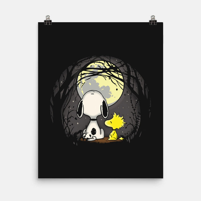 Snoopy's Moon-None-Matte-Poster-turborat14