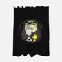 Snoopy's Moon-None-Polyester-Shower Curtain-turborat14