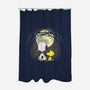 Snoopy's Moon-None-Polyester-Shower Curtain-turborat14