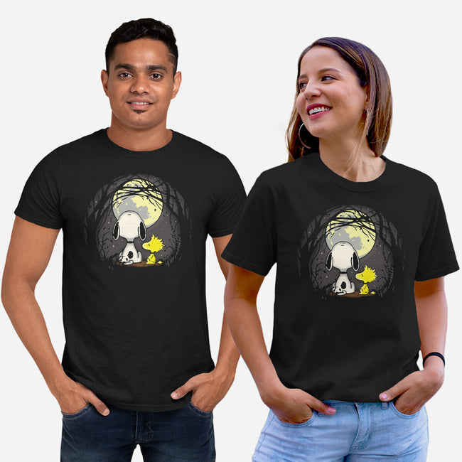 Snoopy's Moon-Unisex-Basic-Tee-turborat14