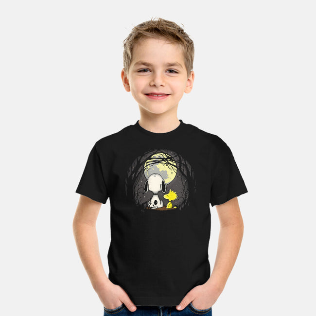 Snoopy's Moon-Youth-Basic-Tee-turborat14