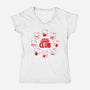 Forever Hungry Club-Womens-V-Neck-Tee-Tri haryadi