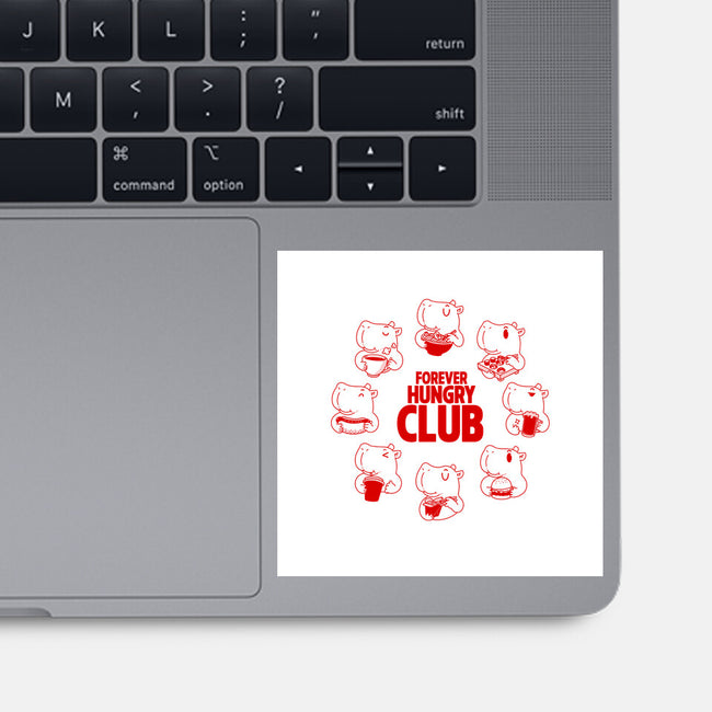 Forever Hungry Club-None-Glossy-Sticker-Tri haryadi