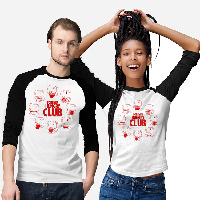 Forever Hungry Club-Unisex-Baseball-Tee-Tri haryadi