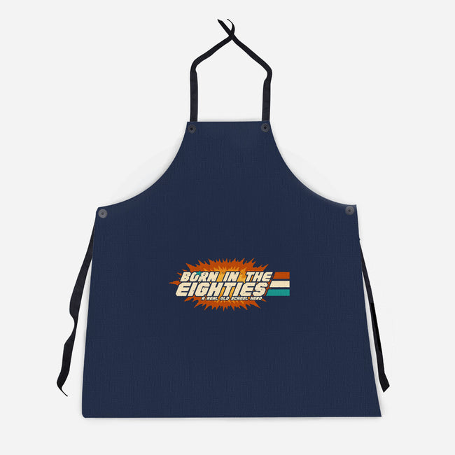 Old School Hero-Unisex-Kitchen-Apron-Melonseta