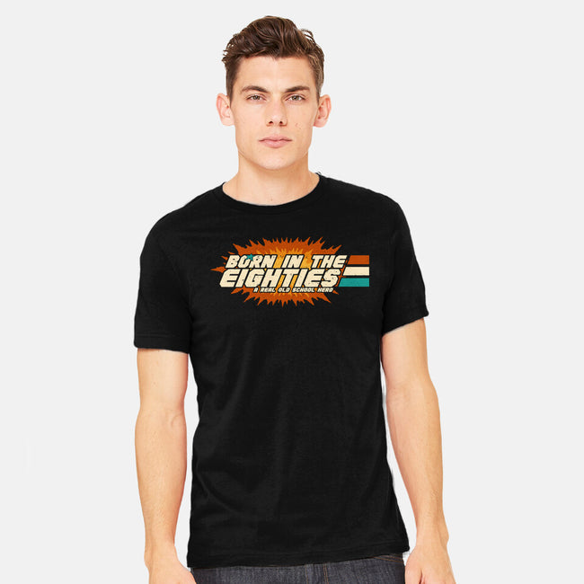 Old School Hero-Mens-Heavyweight-Tee-Melonseta