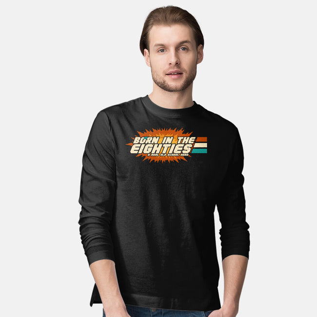 Old School Hero-Mens-Long Sleeved-Tee-Melonseta