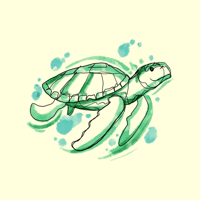 Turtle Watercolor-None-Mug-Drinkware-ellr