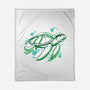 Turtle Watercolor-None-Fleece-Blanket-ellr