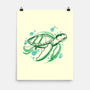 Turtle Watercolor-None-Matte-Poster-ellr