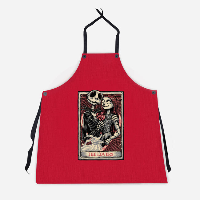 The Love Before The Nightmare-Unisex-Kitchen-Apron-glitchygorilla