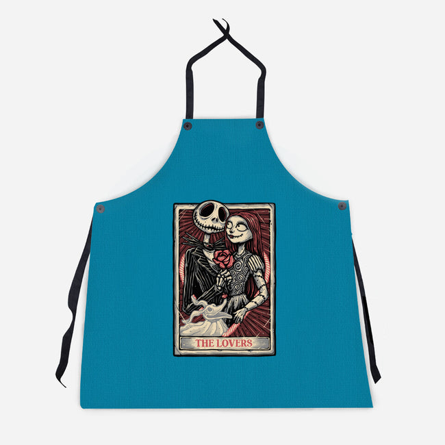 The Love Before The Nightmare-Unisex-Kitchen-Apron-glitchygorilla