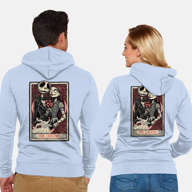 The Love Before The Nightmare-Unisex-Zip-Up-Sweatshirt-glitchygorilla