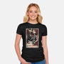 The Love Before The Nightmare-Womens-Fitted-Tee-glitchygorilla