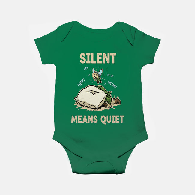 Silent Means Quiet-Baby-Basic-Onesie-LILIVIA