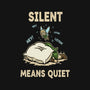 Silent Means Quiet-Unisex-Baseball-Tee-LILIVIA