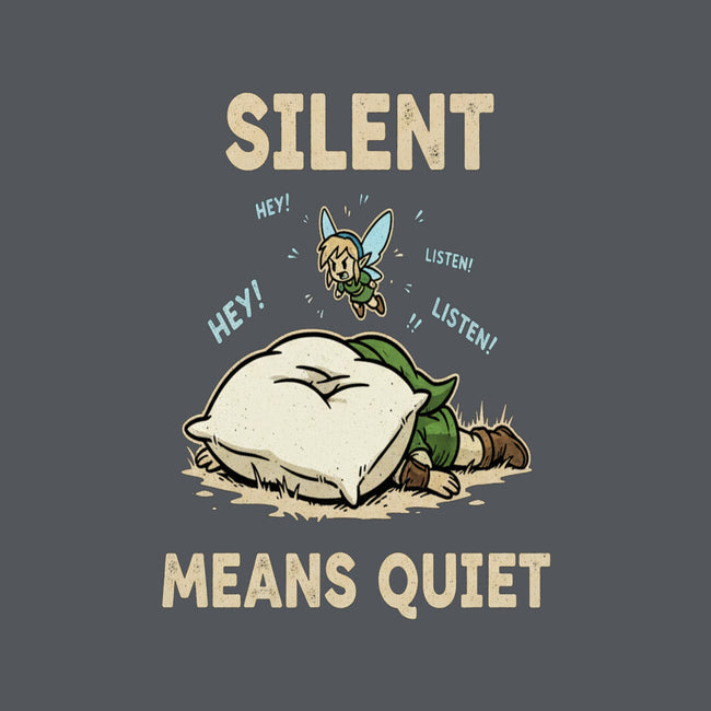 Silent Means Quiet-None-Stretched-Canvas-LILIVIA