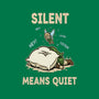 Silent Means Quiet-None-Polyester-Shower Curtain-LILIVIA