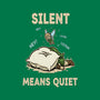 Silent Means Quiet-None-Basic Tote-Bag-LILIVIA