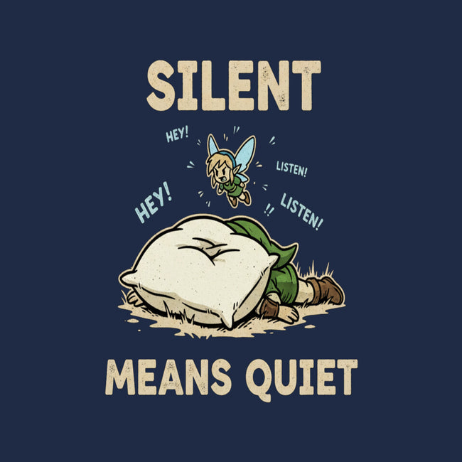 Silent Means Quiet-None-Stretched-Canvas-LILIVIA