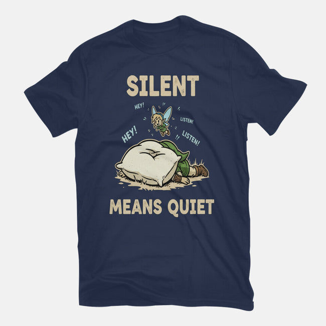 Silent Means Quiet-Unisex-Basic-Tee-LILIVIA
