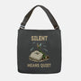 Silent Means Quiet-None-Adjustable Tote-Bag-LILIVIA