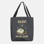 Silent Means Quiet-None-Basic Tote-Bag-LILIVIA