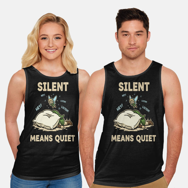 Silent Means Quiet-Unisex-Basic-Tank-LILIVIA