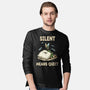 Silent Means Quiet-Mens-Long Sleeved-Tee-LILIVIA