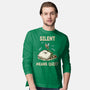 Silent Means Quiet-Mens-Long Sleeved-Tee-LILIVIA