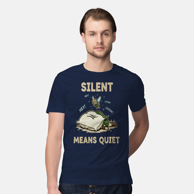 Silent Means Quiet-Mens-Premium-Tee-LILIVIA