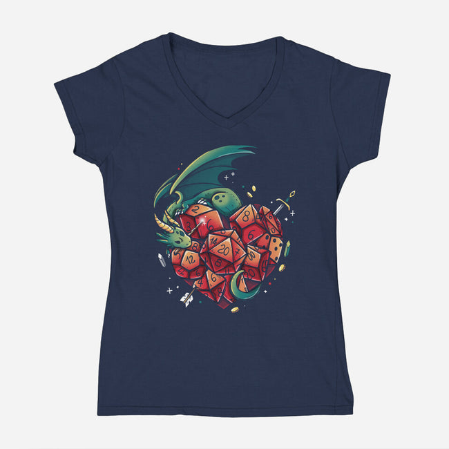 Love Role Play Game-Womens-V-Neck-Tee-Vallina84