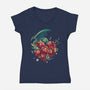Love Role Play Game-Womens-V-Neck-Tee-Vallina84