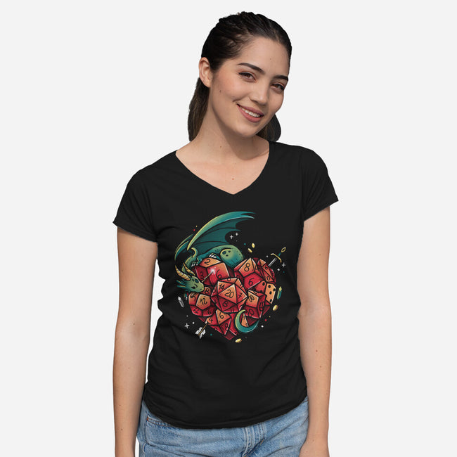 Love Role Play Game-Womens-V-Neck-Tee-Vallina84