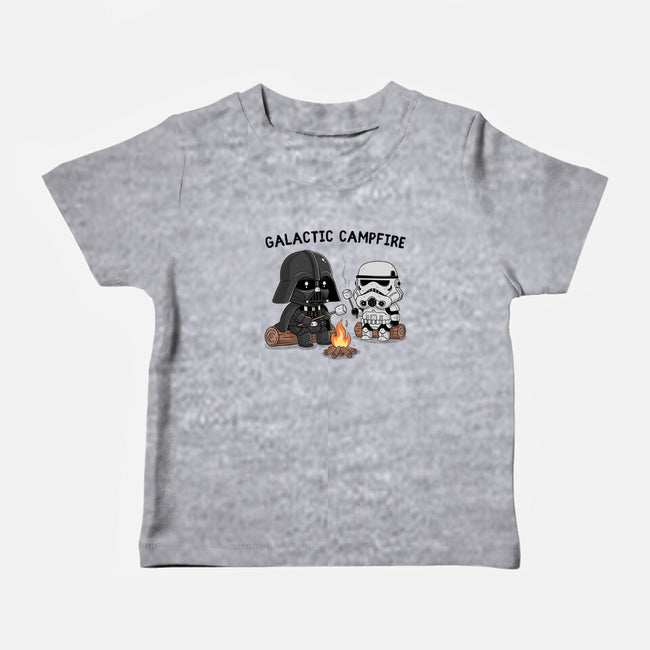 Galactic Campfire-Baby-Basic-Tee-GODZILLARGE